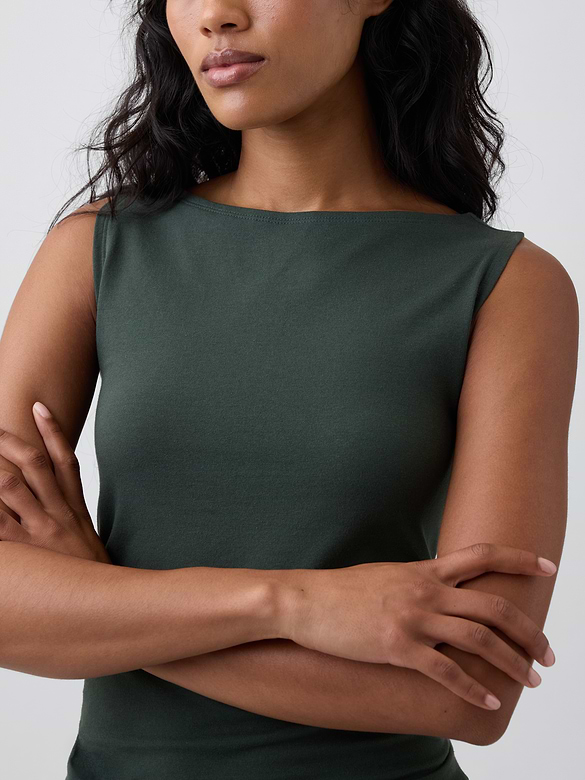 Boatneck Tank Top