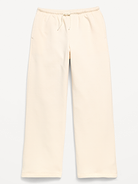 L'image numéro 1 présente Pantalon en coton ouaté à taille haute et jambe jambe à imprimé pour fille