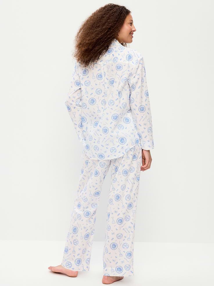 L'image numéro 2 présente Pyjama en popeline