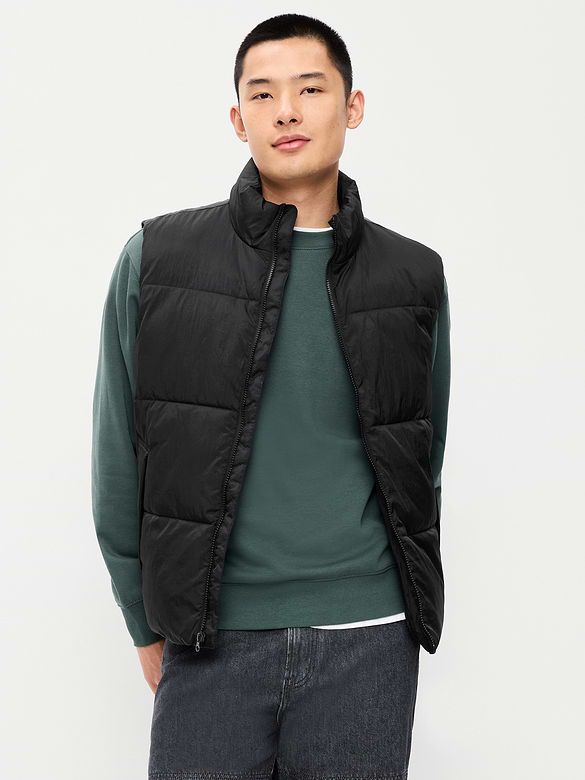Frost-Free Water-Resistant Puffer Vest