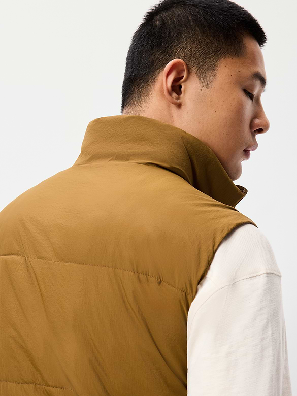 Frost-Free Water-Resistant Puffer Vest