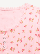 Image number 2 showing, Long-Sleeve Ribbed Henley T-Shirt for Girls