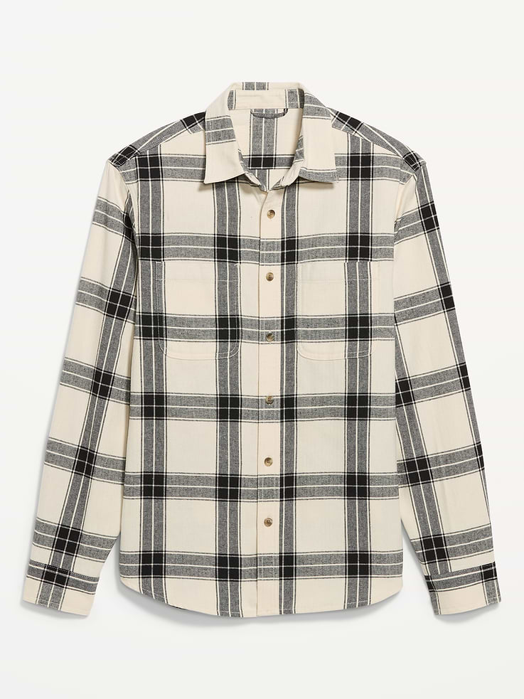 Image number 4 showing, Relaxed Long-Sleeve Flannel Pocket Shirt