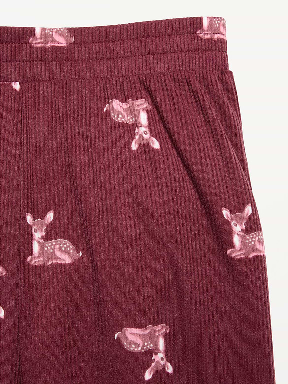Ribbed Pajama Cami and Pants Set for Girls