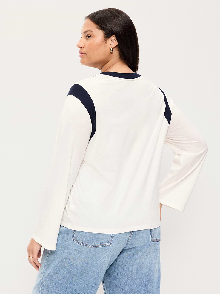 Image number 8 showing, EveryWear Long-Sleeve Graphic T-Shirt
