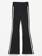 L'image numéro 1 présente Legging évasé à taille haute à rayure latérale pour fille