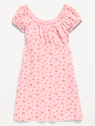 Image number 1 showing, Printed Fit and Flare Dress for Girls