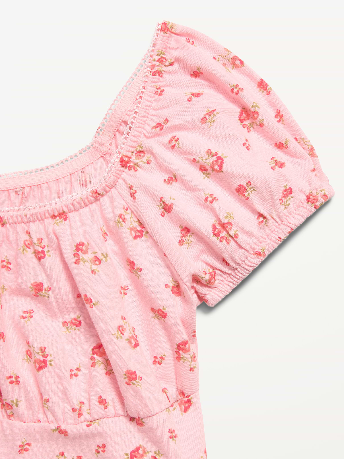 Image number 2 showing, Printed Fit and Flare Dress for Girls