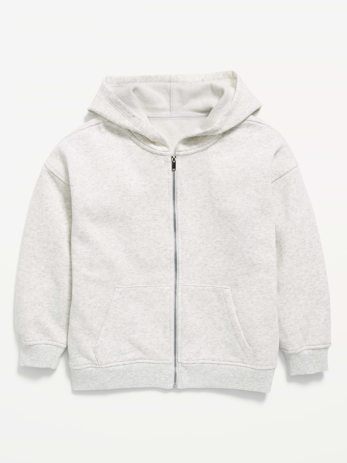 Image number 1 showing, Oversized Fleece Full-Zip Hoodie for Girls