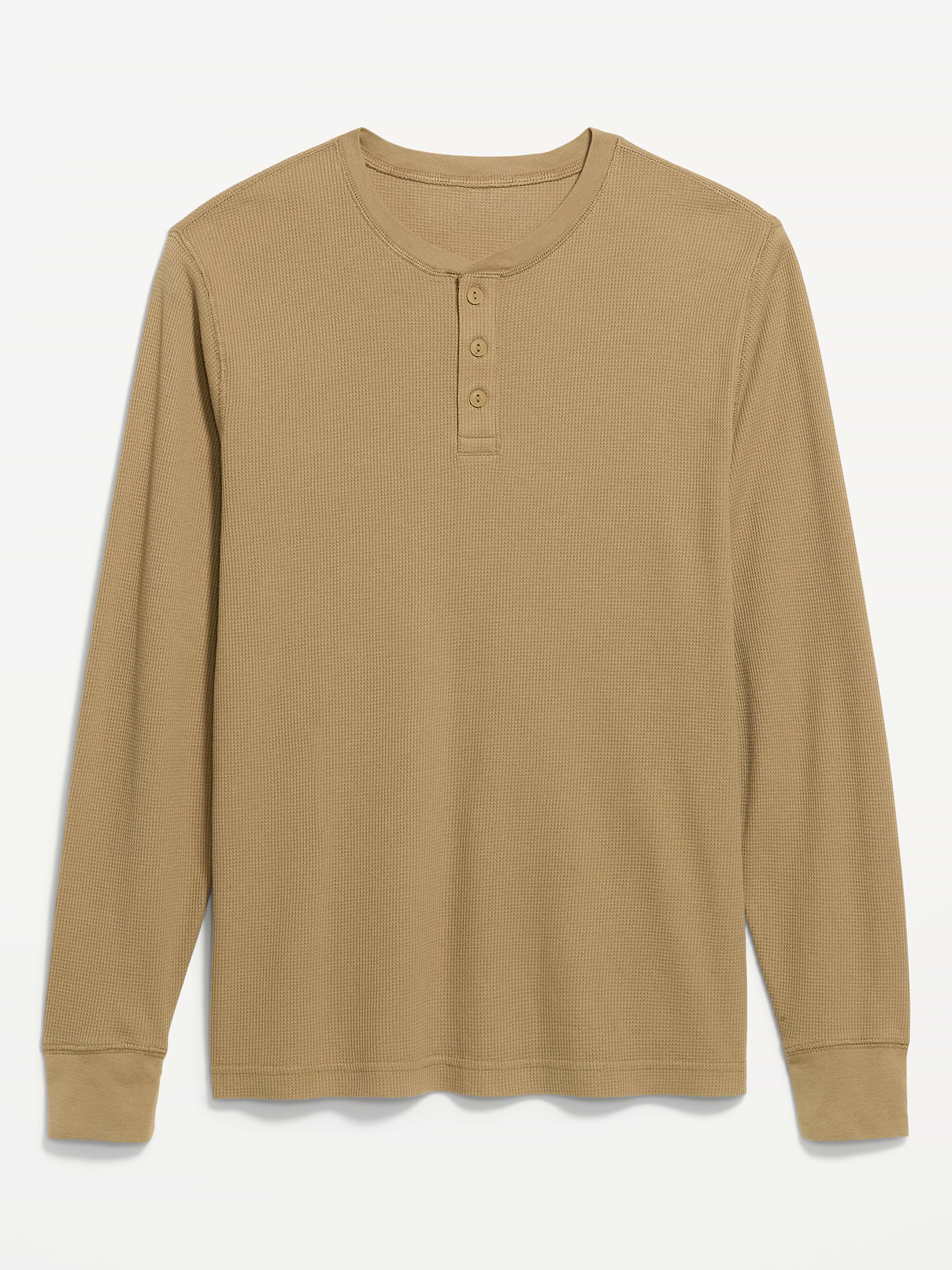 Image number 3 showing, Long-Sleeve Waffle Henley T-Shirt