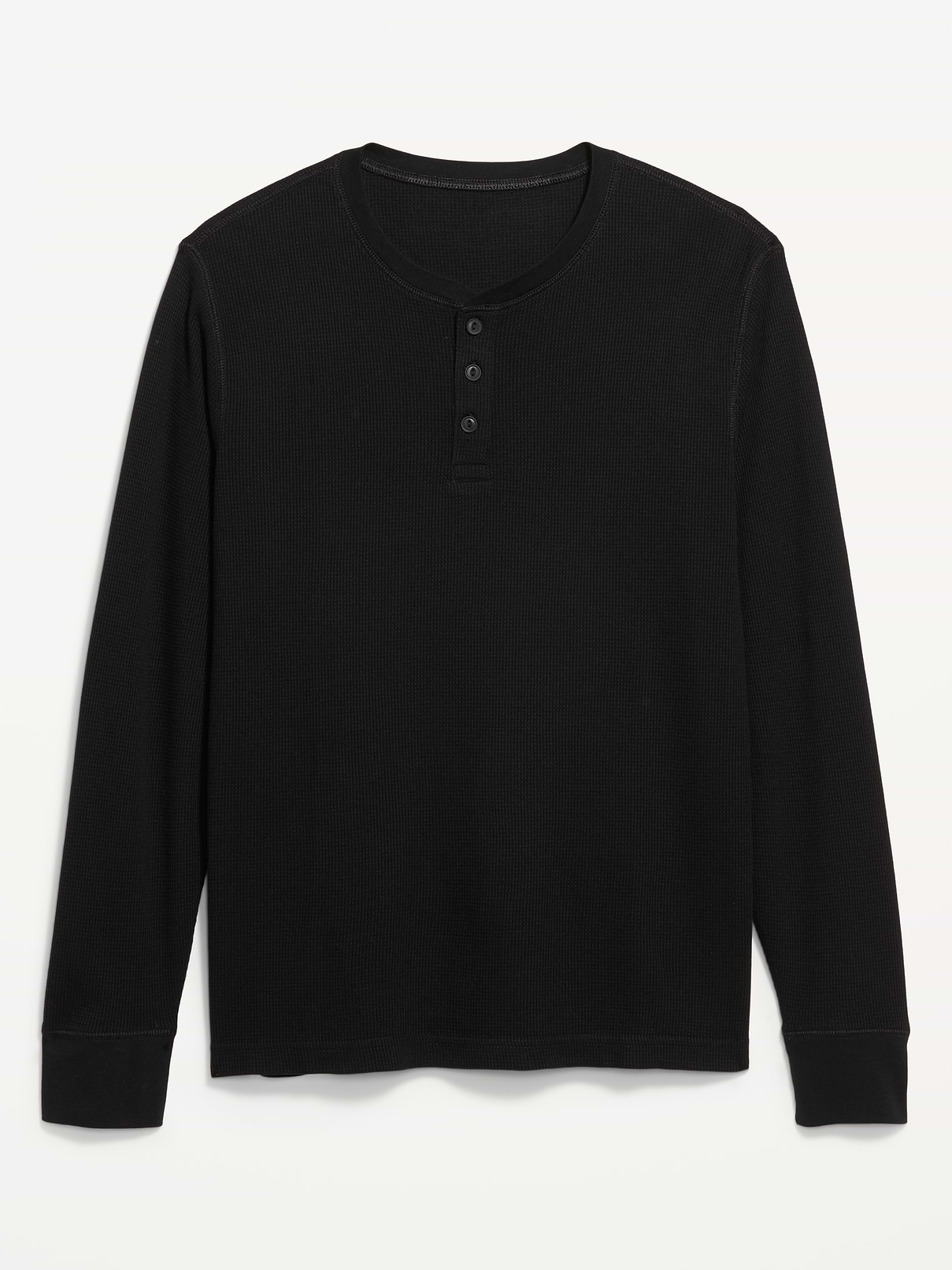 Image number 3 showing, Long-Sleeve Waffle Henley T-Shirt