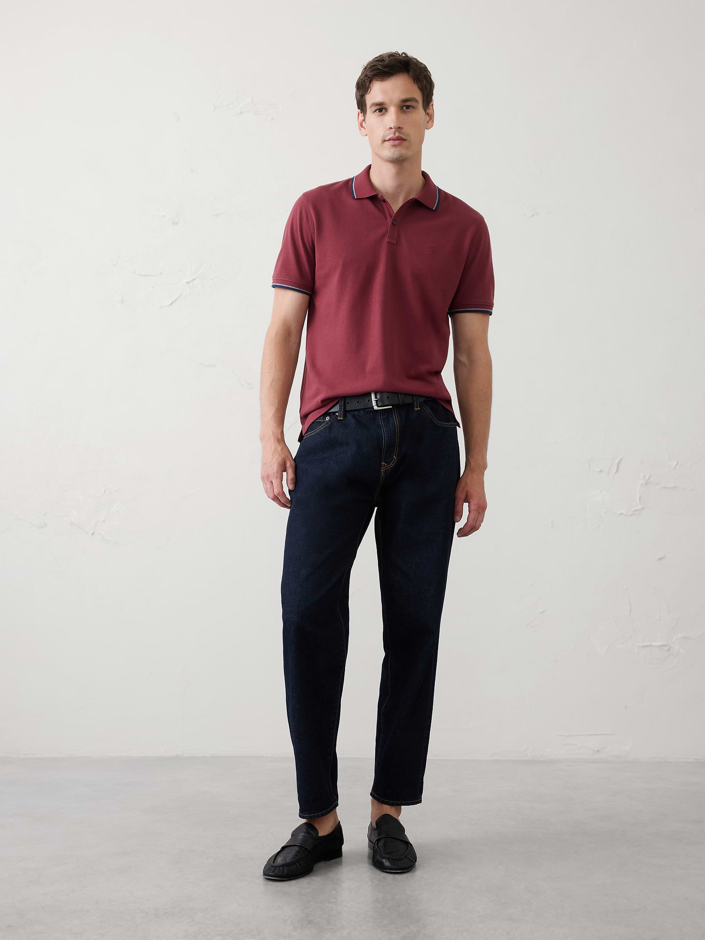 Image number 1 showing, Slim-Fit Cotton Pique Polo