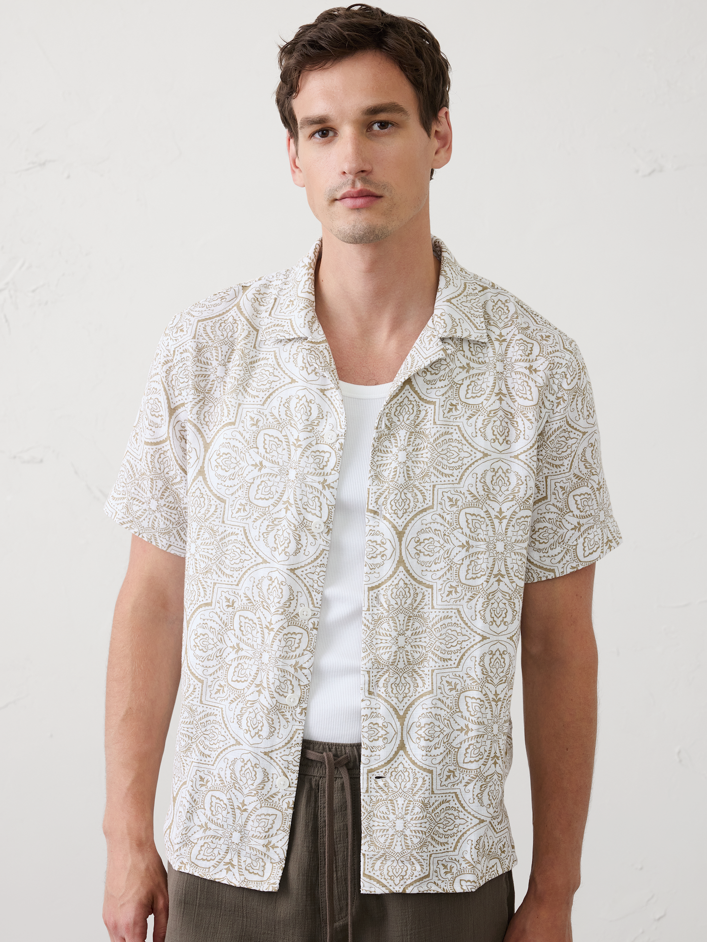 Image number 1 showing, Standard-Fit Coastal Resort Shirt