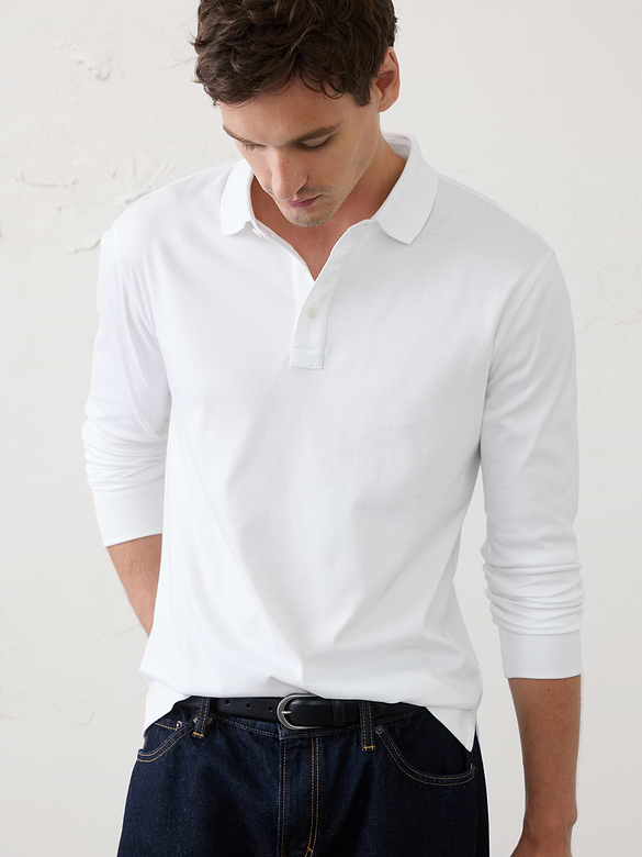 Standard-Fit Luxe Touch Polo