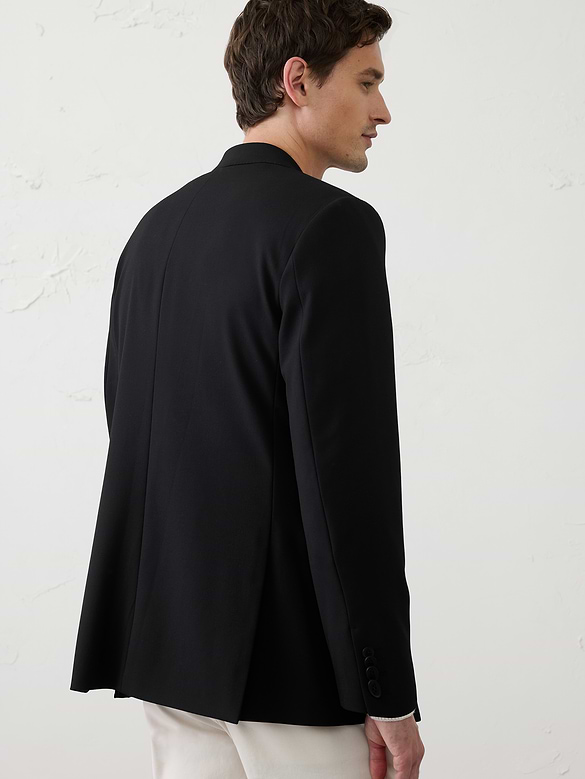 Classic-Fit Plainweave Suit Jacket