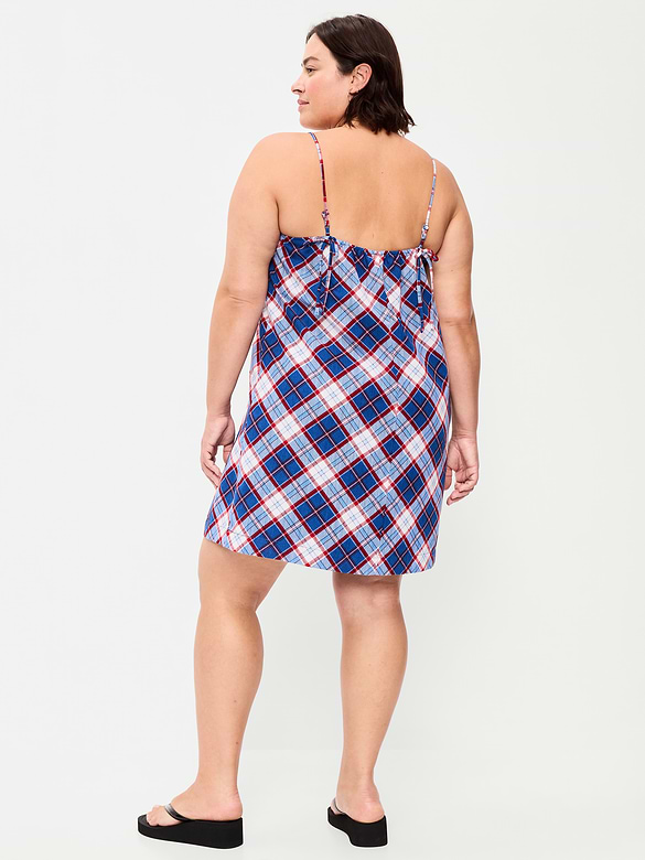 Strappy Mini Shift Dress