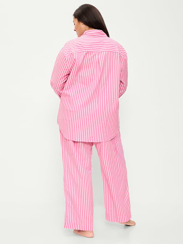 Poplin Pajama Pant Set
