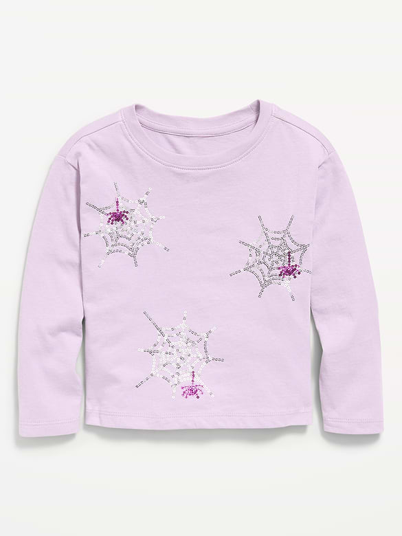Long-Sleeve Graphic T-Shirt for Toddler Girls