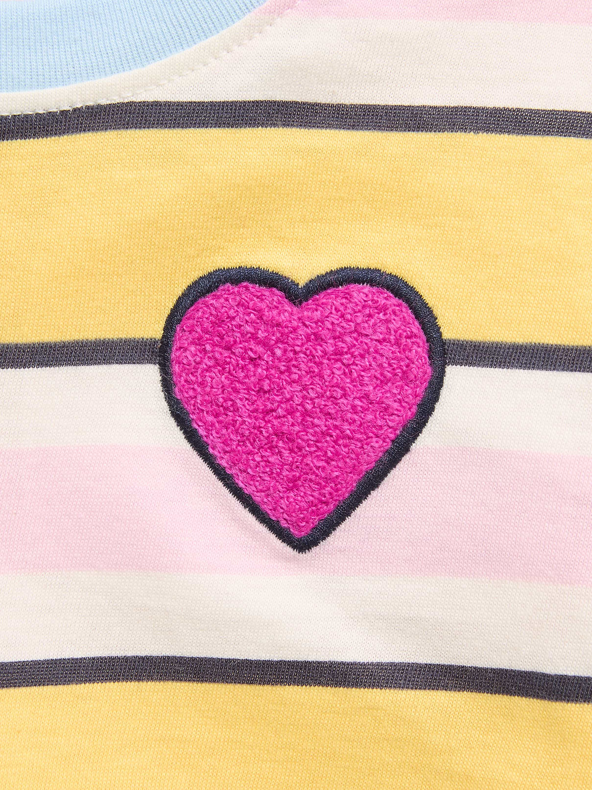 Image number 2 showing, Oversized Long-Sleeve Striped Graphic T-Shirt for Toddler Girls