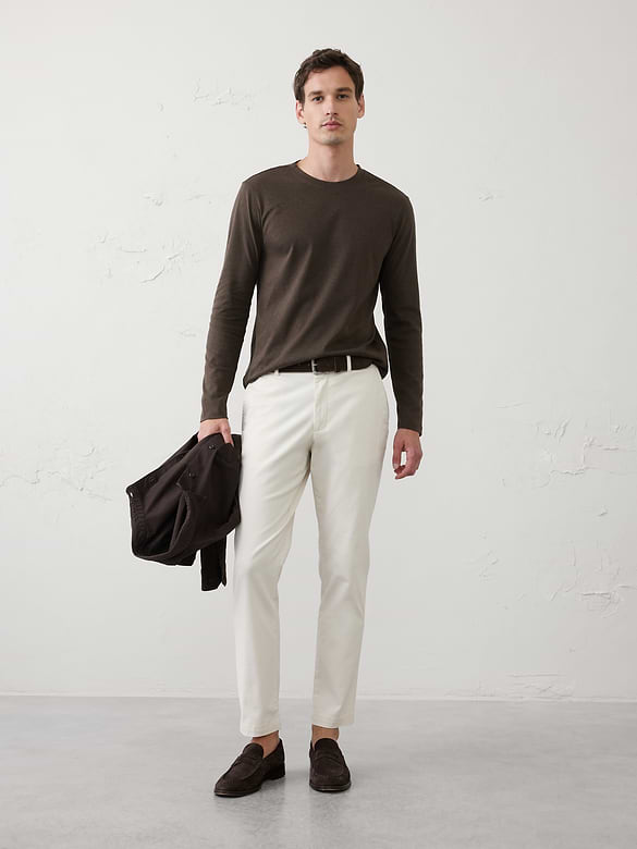 Slim-Fit Luxe Touch Long-Sleeve T-Shirt
