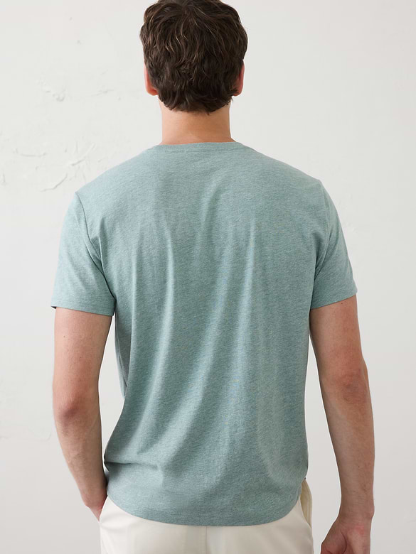 Standard-Fit Premium Wash Crew-Neck T-Shirt