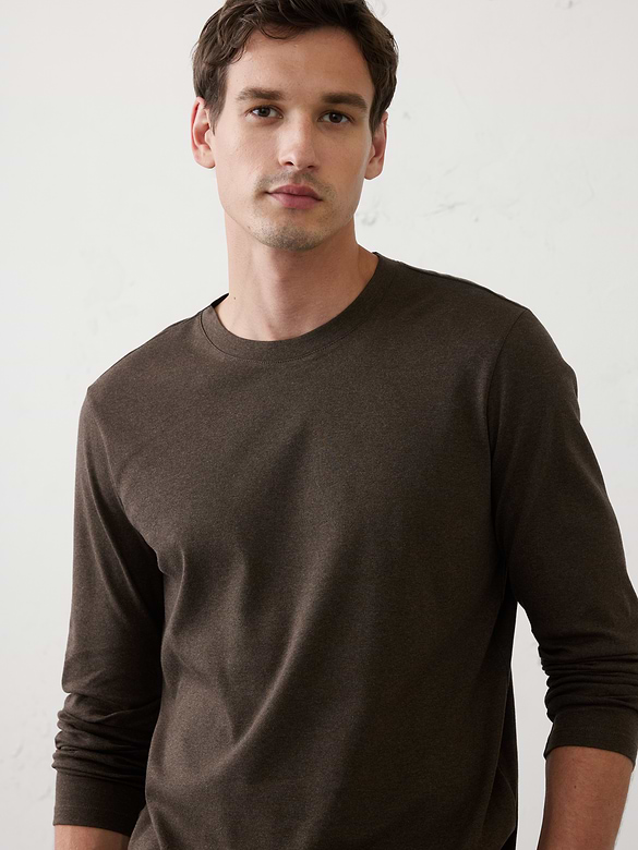 Slim-Fit Luxe Touch Long-Sleeve T-Shirt