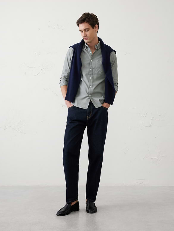 Slim-Fit Oxford Shirt