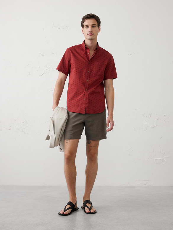 Slim-Fit Softwash Cotton Shirt