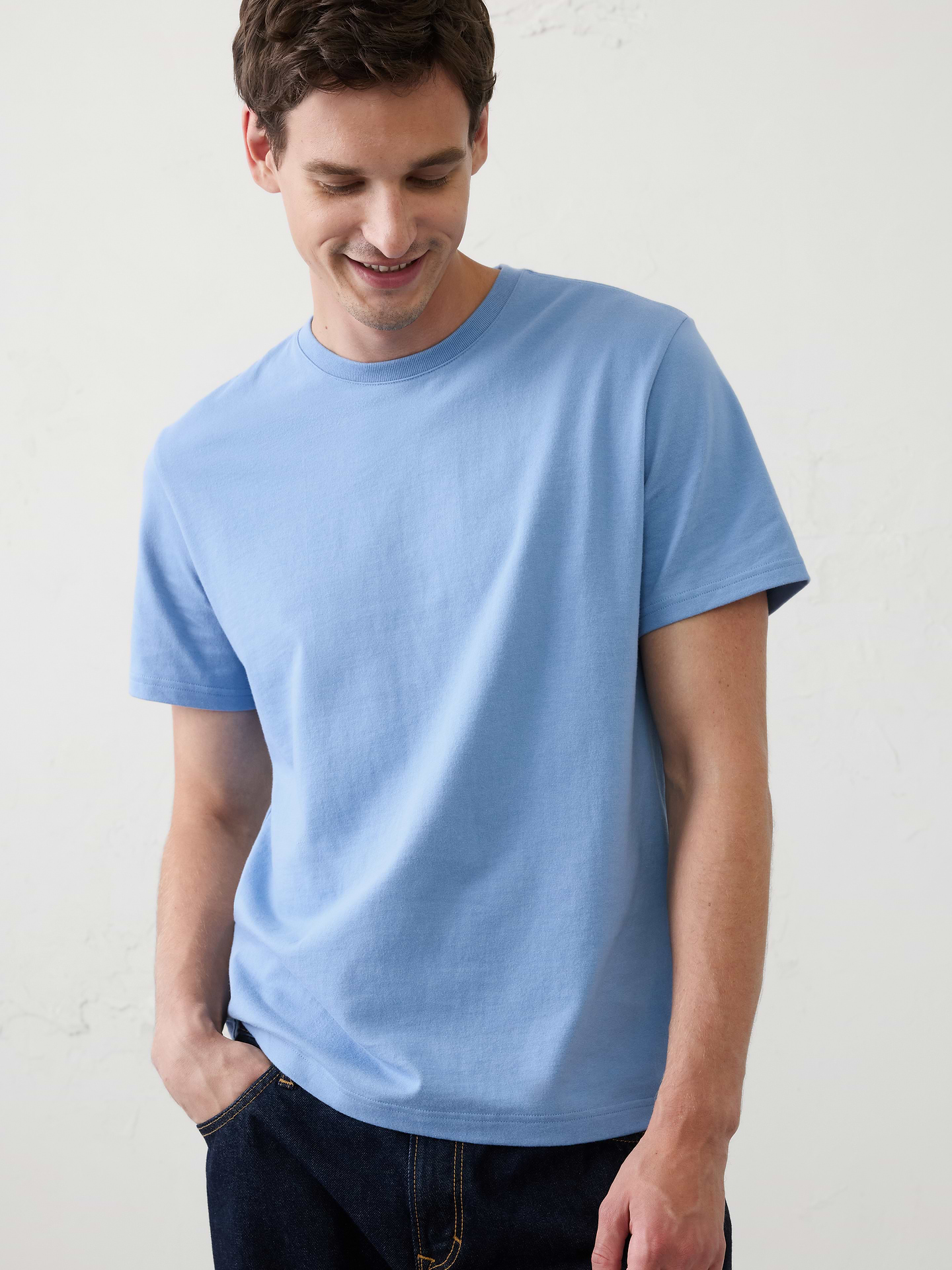 Image number 1 showing, Signature Midweight Cotton T-Shirt