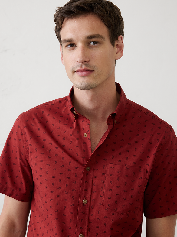 Slim-Fit Softwash Cotton Shirt