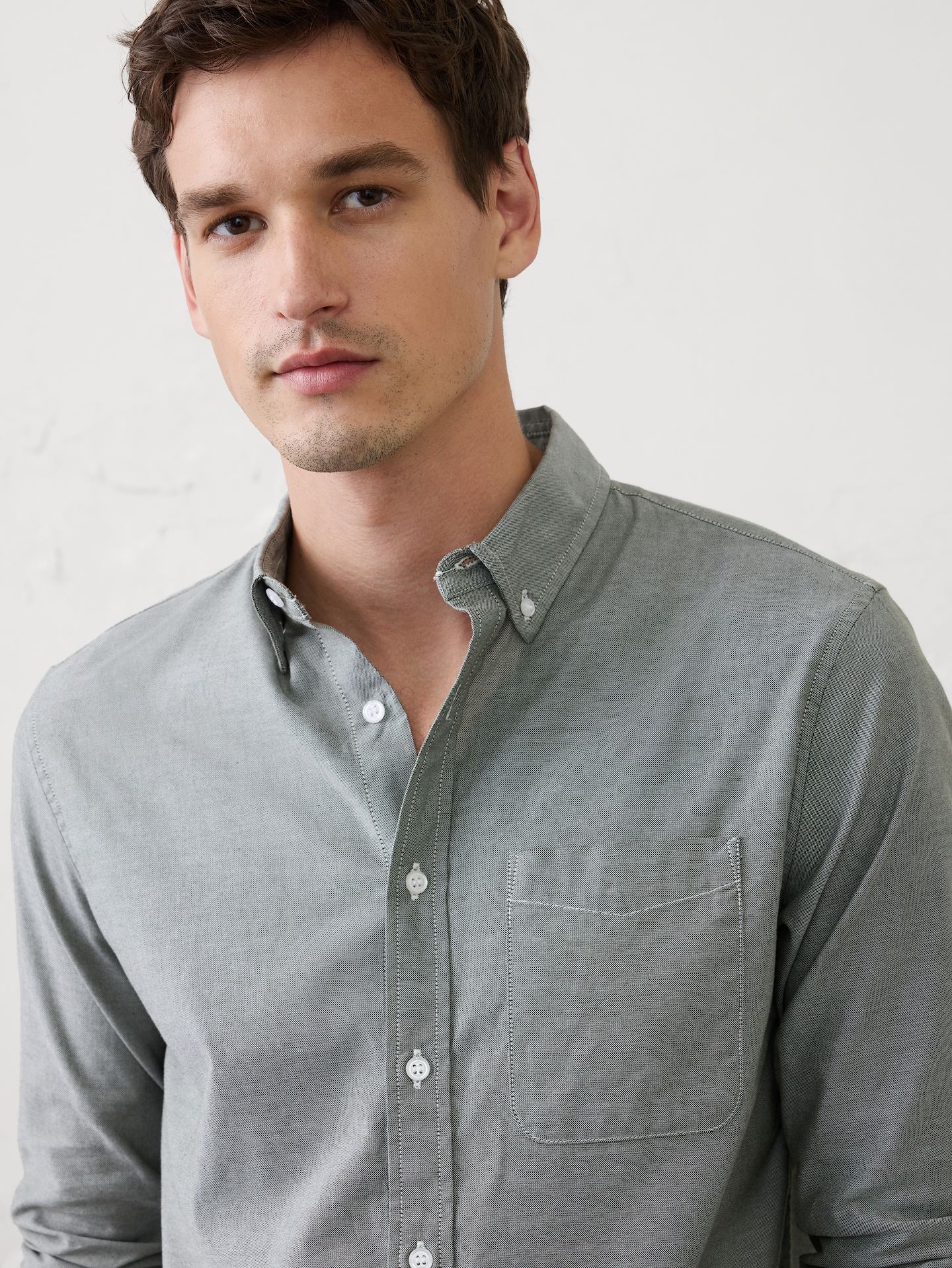 Image number 3 showing, Slim-Fit Oxford Shirt