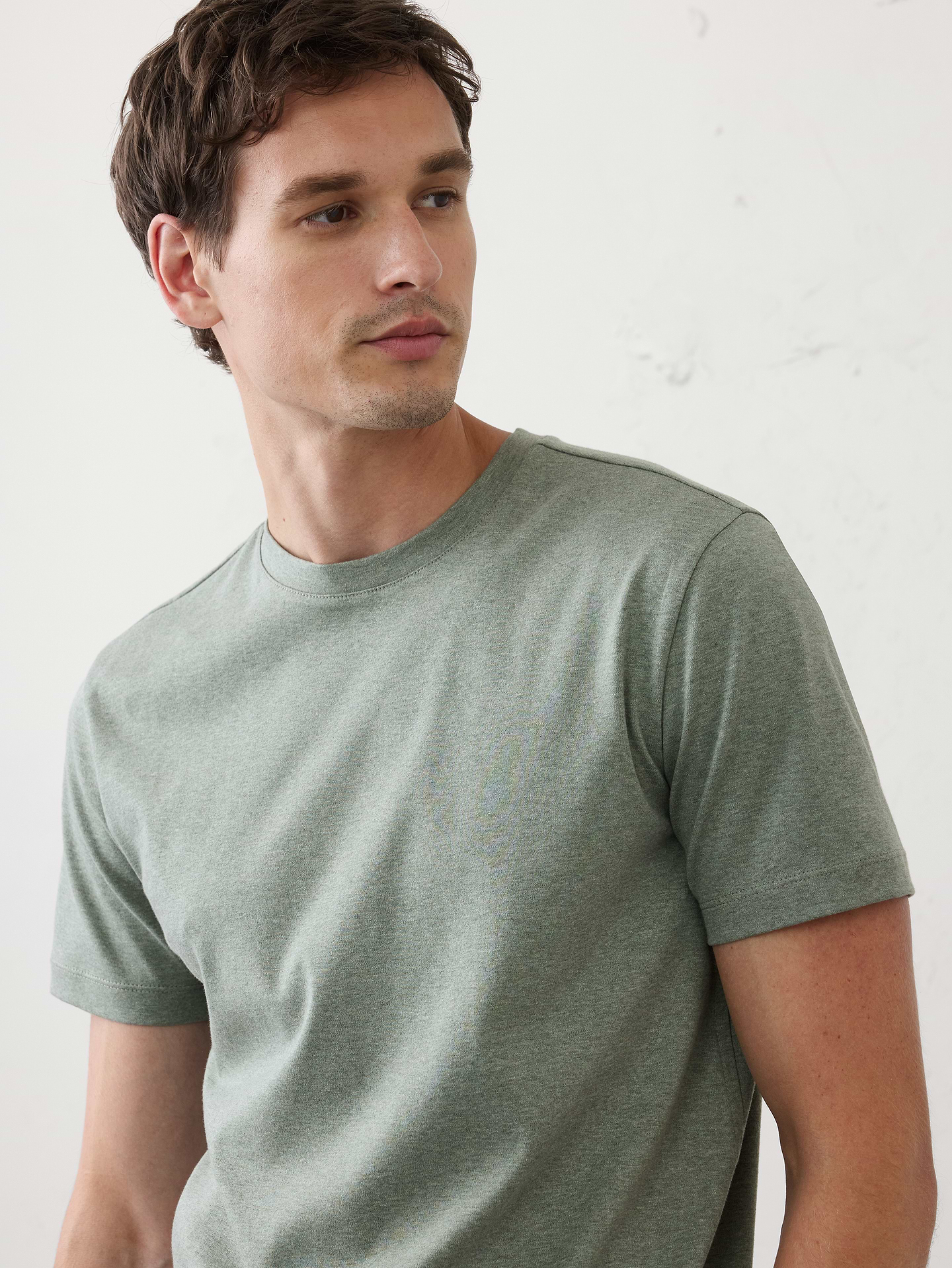 Image number 3 showing, Luxe Touch Crew-Neck T-Shirt