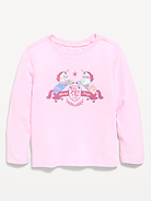 Image number 1 showing, Long-Sleeve Graphic T-Shirt for Toddler Girls