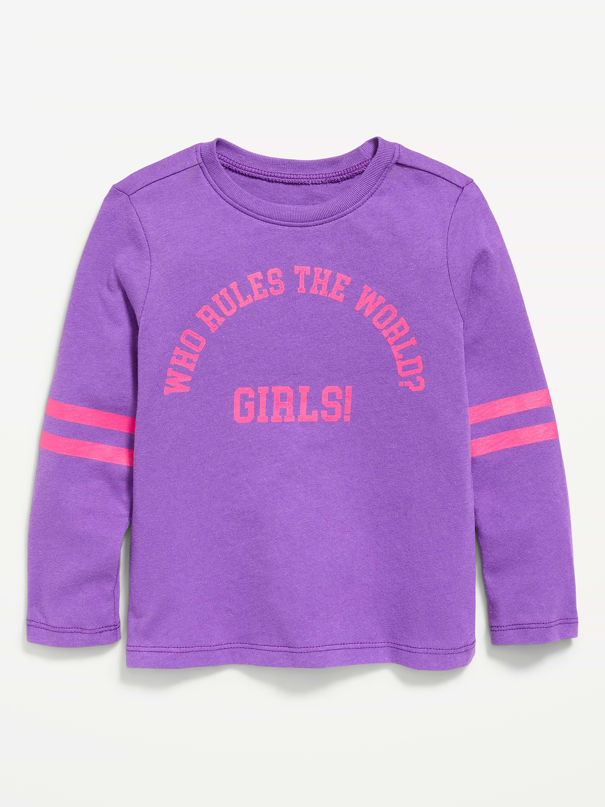 Image number 1 showing, Long-Sleeve Graphic T-Shirt for Toddler Girls