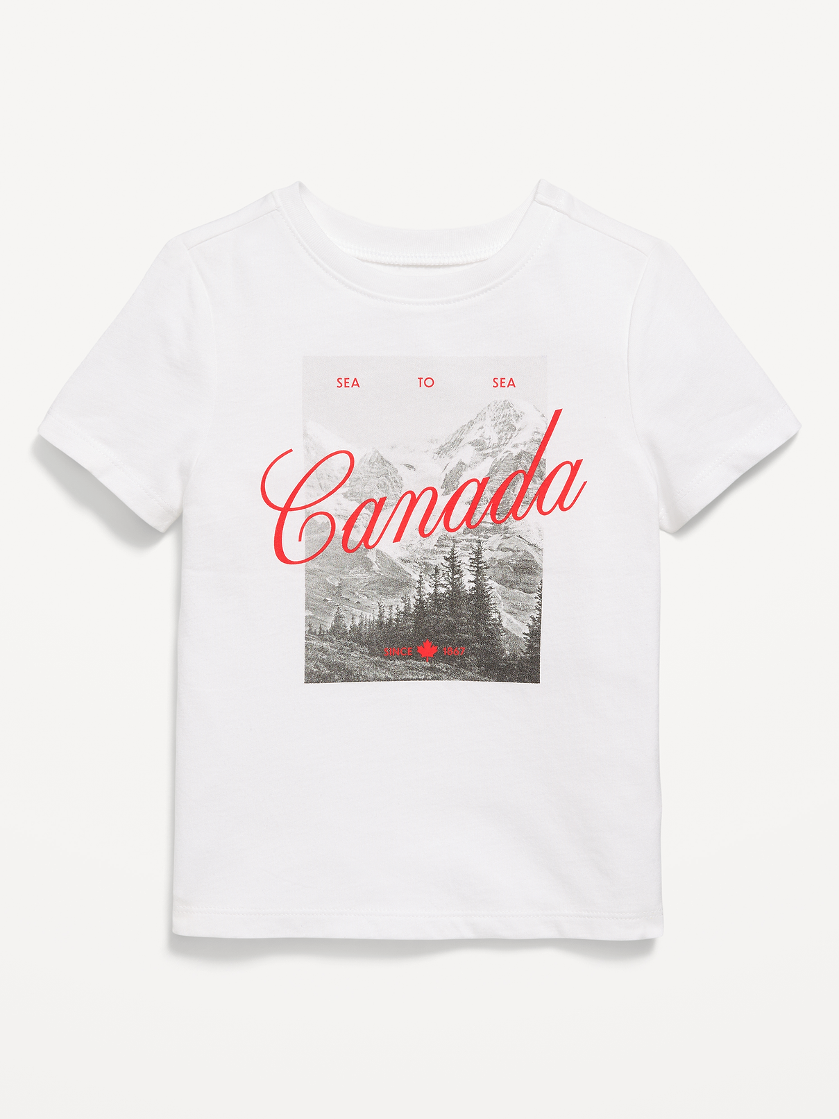 L'image numéro 1 présente T-shirt à manches courtes à imprimé unisexe pour tout-petit