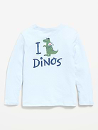Image number 2 showing, Long-Sleeve Graphic T-Shirt for Toddler Girls
