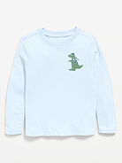 Image number 1 showing, Long-Sleeve Graphic T-Shirt for Toddler Girls