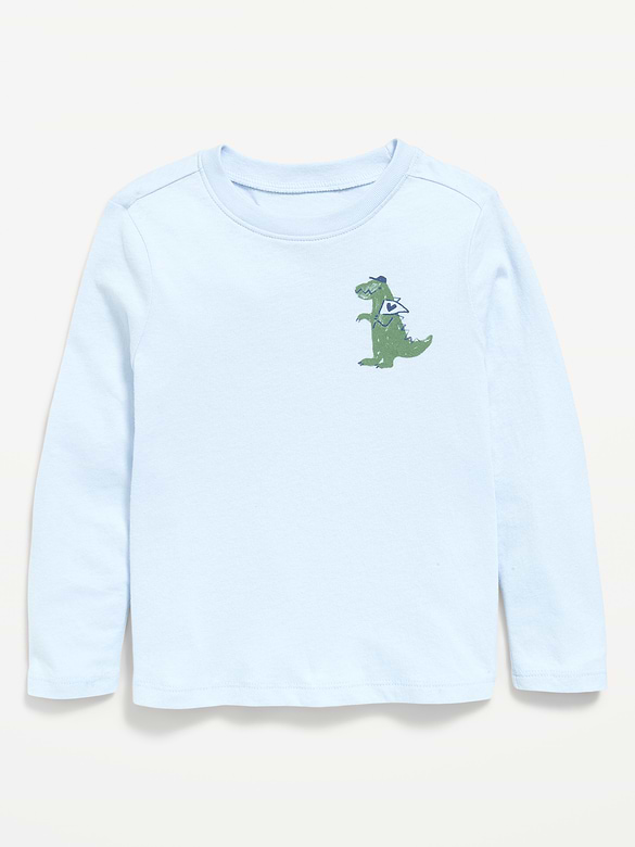 Long-Sleeve Graphic T-Shirt for Toddler Girls
