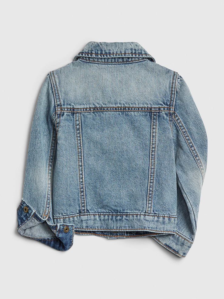 Image 2 of 3, Baby & Toddler Icon Denim Jacket