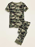 L'image numéro 2 présente Pyjama à motifs de dinosaures et imprimé camouflage pour tout-petit et bébé