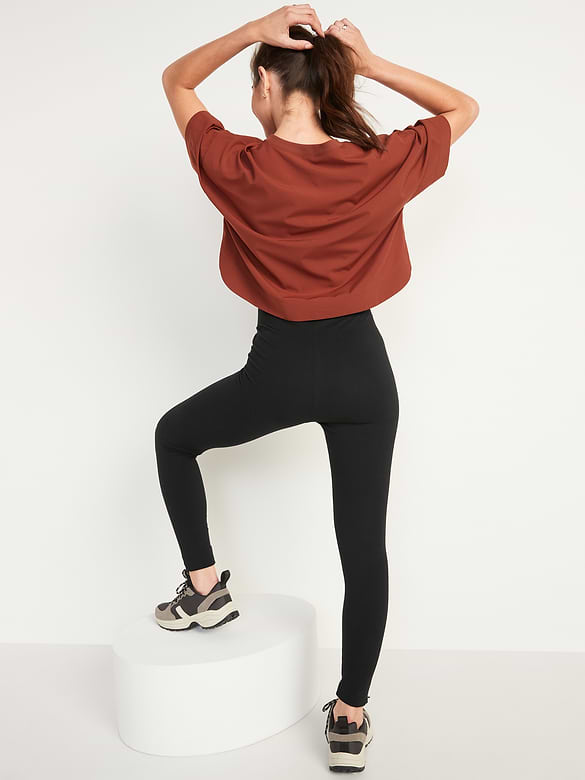 High-Waisted Fashion Layering Leggings 6-Pack