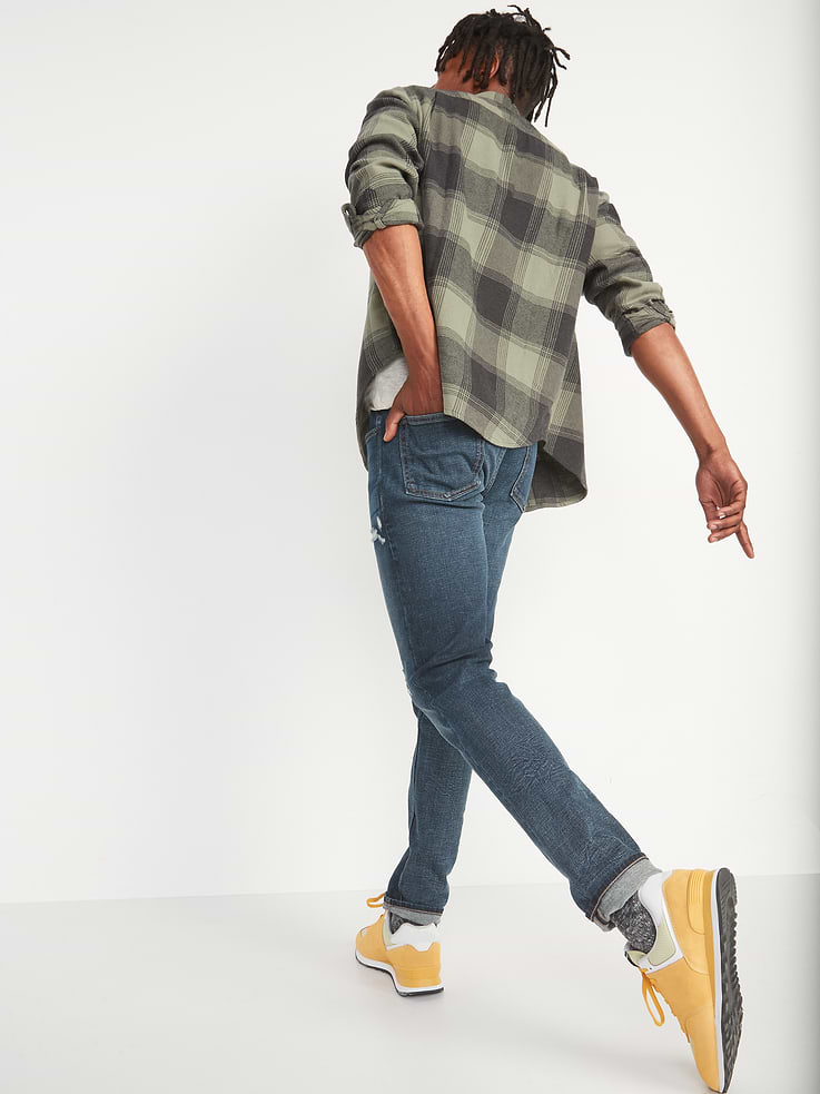 Image 2 of 4, Skinny Built-In Flex Ripped Jeans