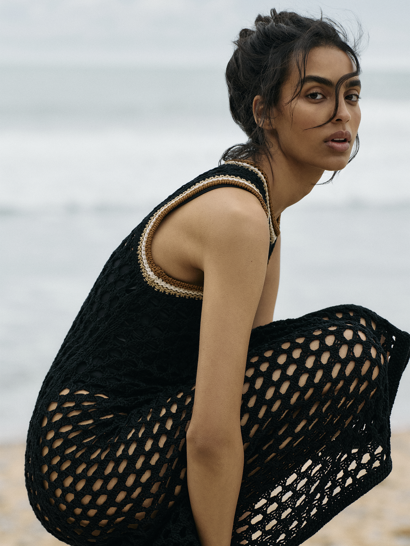 Image number 6 showing, Cotton Crochet Maxi Dress