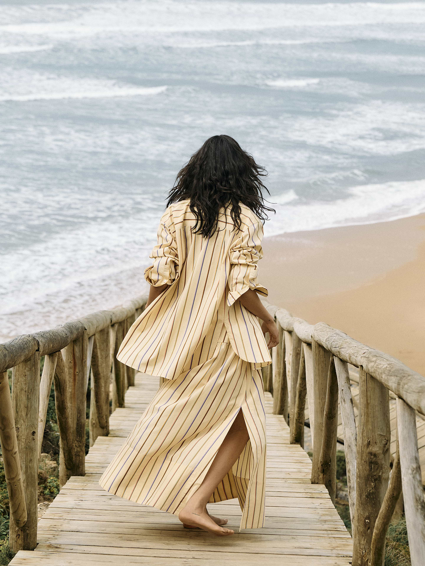 Image number 4 showing, Tiered Cotton Poplin Maxi Skirt