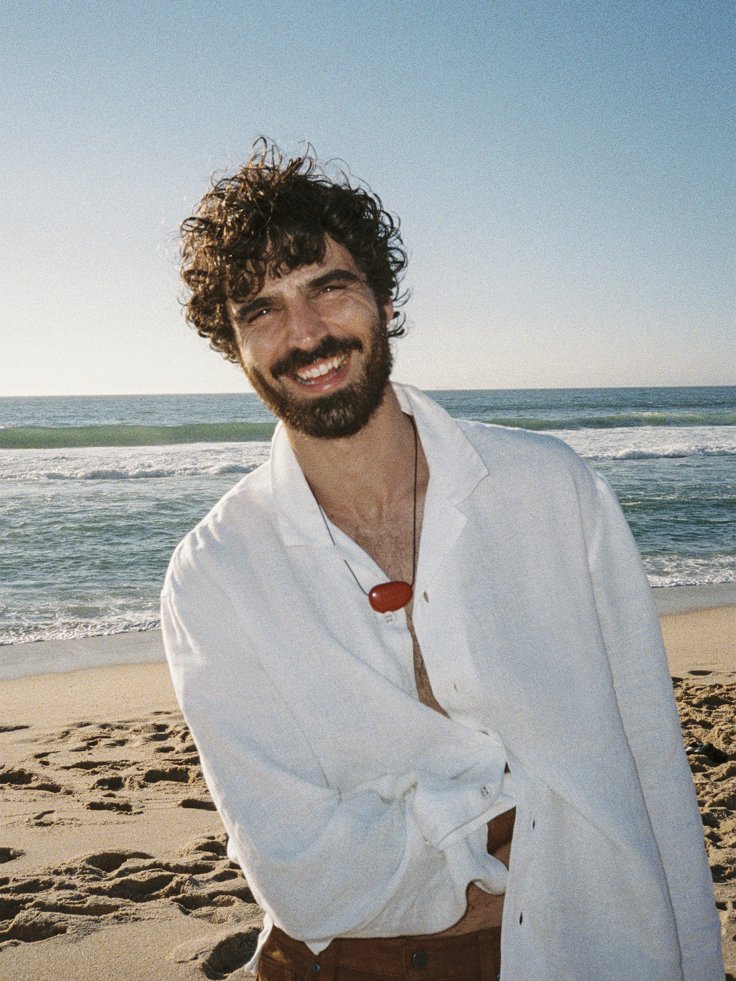 Image number 4 showing, Relaxed-Fit Linen Long-Sleeve Resort Shirt