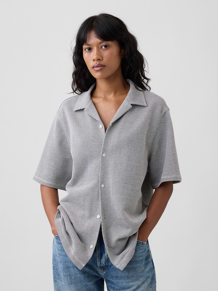 Image number 4 showing, Adult French Terry Vacay Shirt in Standard Fit