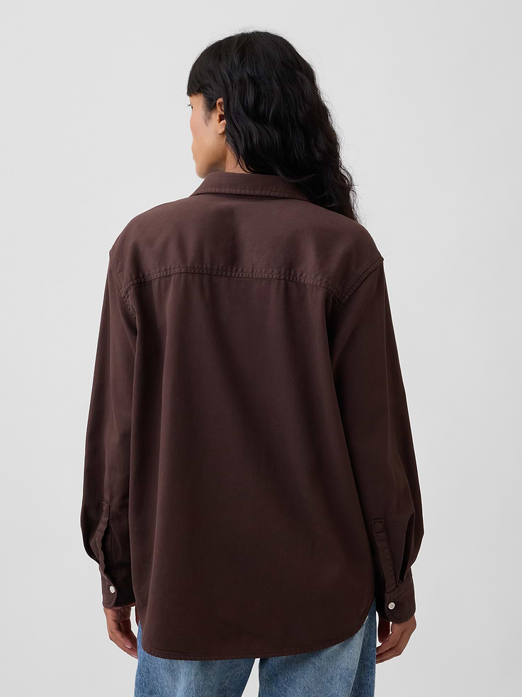 Image number 2 showing, Oversized Denim Shirt