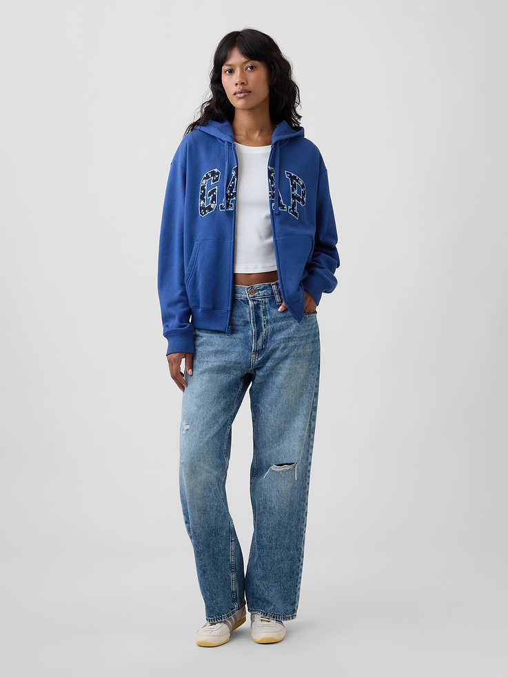 Image number 3 showing, Relaxed Gap Logo Zip Hoodie