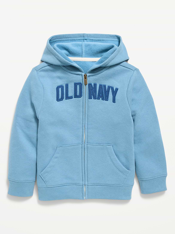 Logo Graphic Full-Zip Hoodie for Toddler Boys