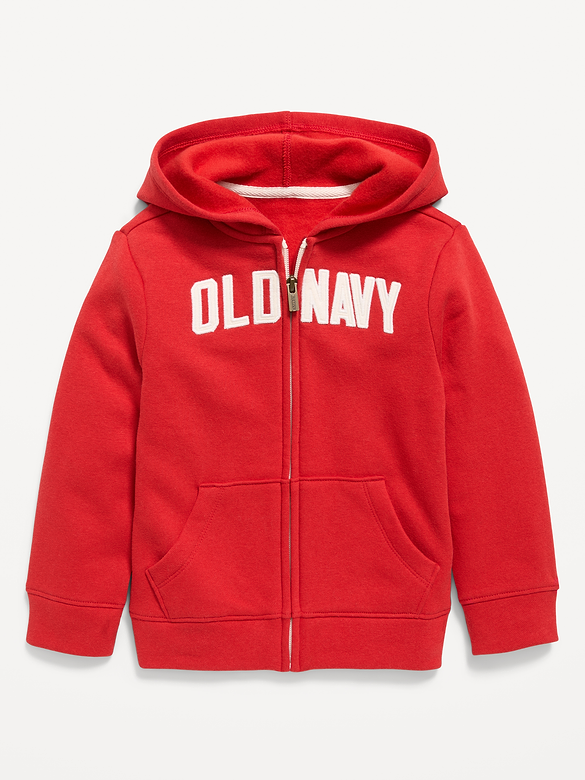 Logo Graphic Full-Zip Hoodie for Toddler Boys